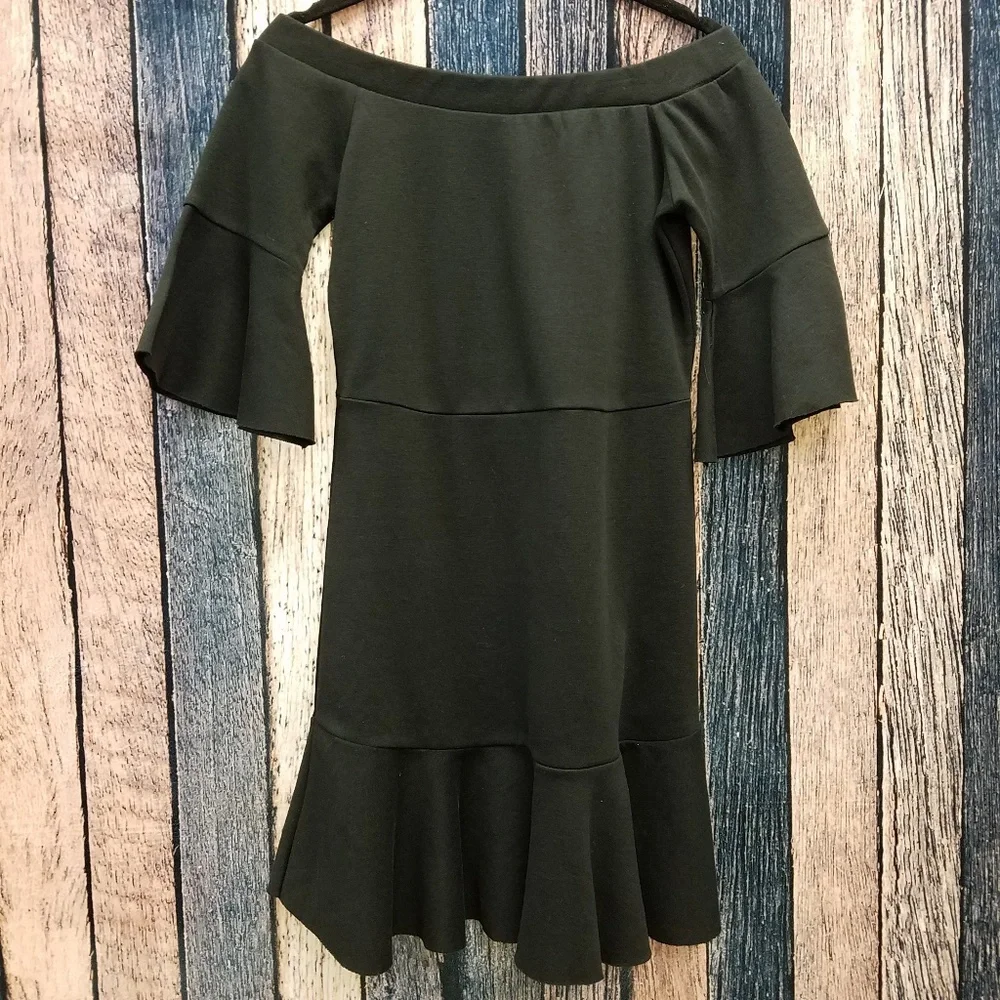 FP Flower Market Black Minidress XS